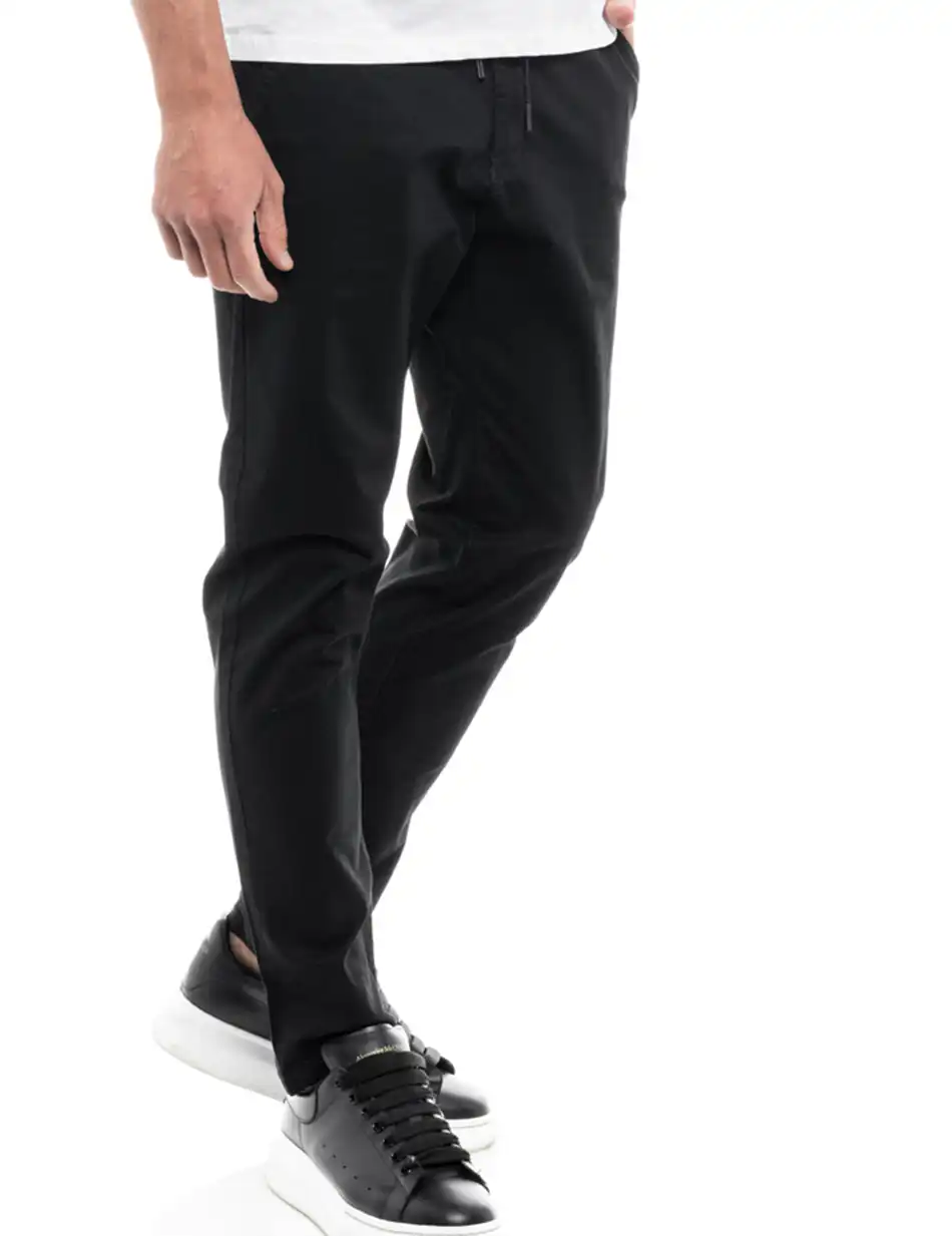 Splendid fashion ανδρικό παντελόνι chinos 47-241-008 BLACK