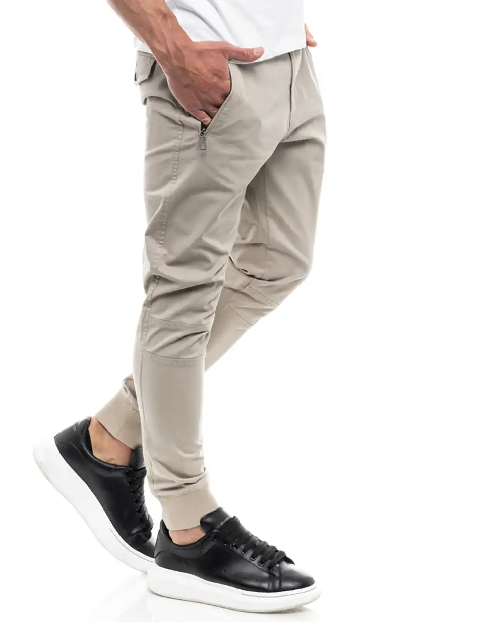 Biston fashion ανδρικό παντελόνι 47-241-009 LT BEIGE