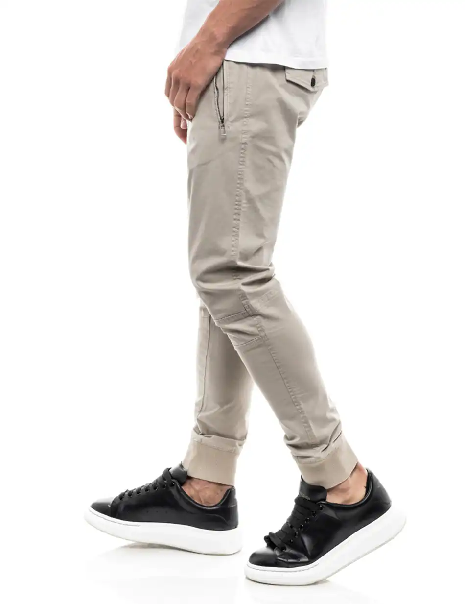 Biston fashion ανδρικό παντελόνι 47-241-009 LT BEIGE