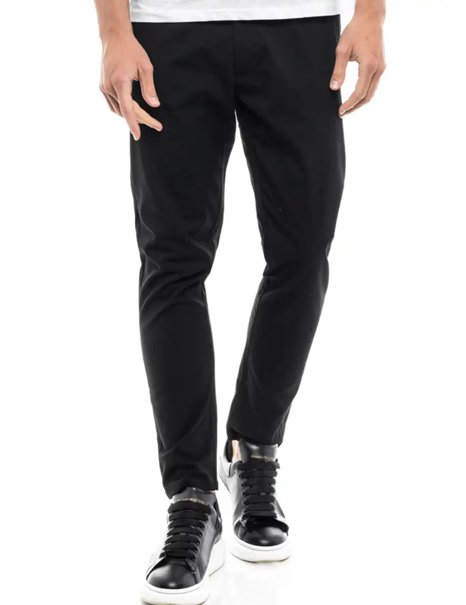 Splendid fashion ανδρικό παντελόνι chinos 47-241-011 BLACK