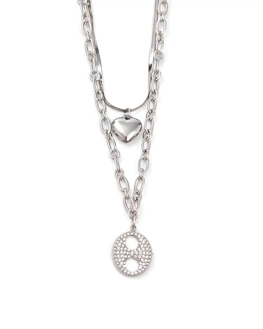 Κρεμαστό λαιμού AA-K476 – Ασημί Κρεμαστό λαιμού AA-K476 – Ασημί