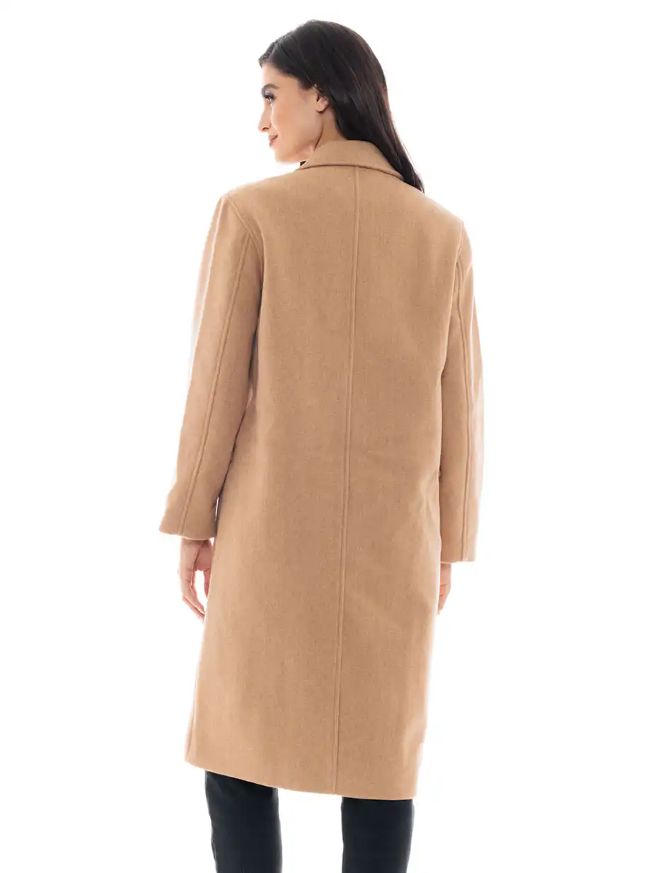 Splendid fashion γυναικείο μακρύ παλτό 48-101-014 BEIGE