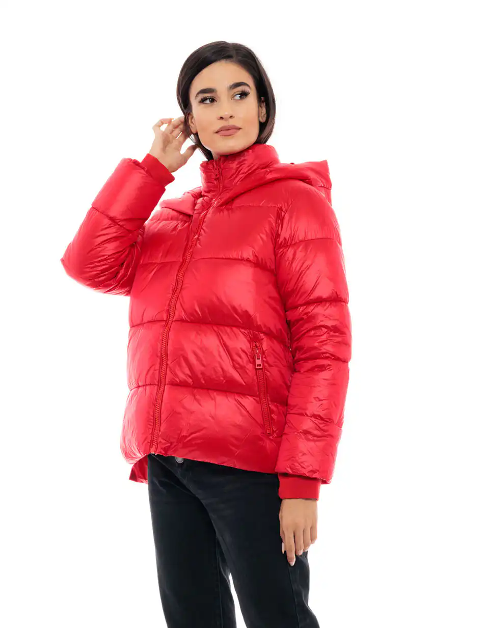 Splendid fashion γυναικείο κοντό μπουφάν 48-101-019 CORAL