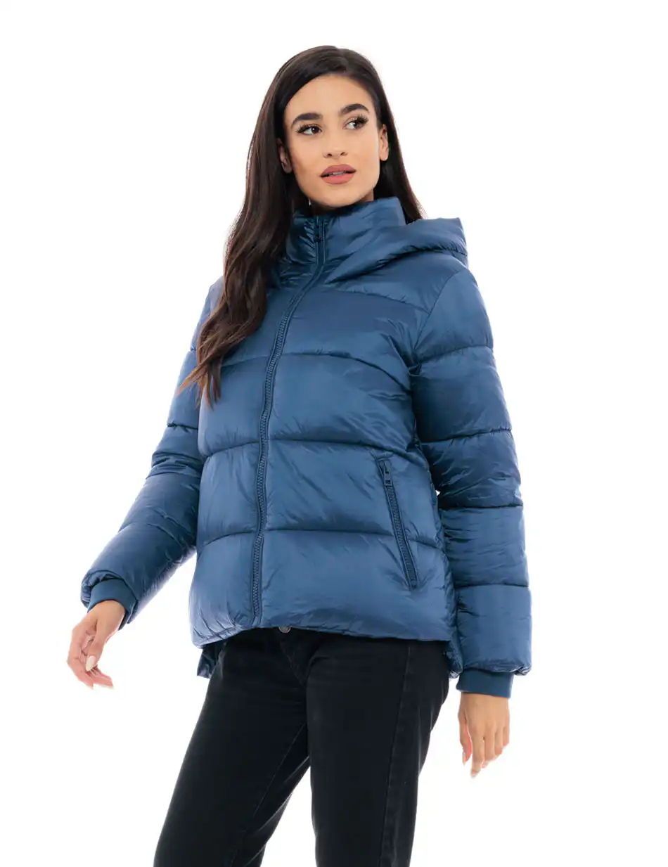 Splendid fashion γυναικείο κοντό μπουφάν 48-101-019 NAVY