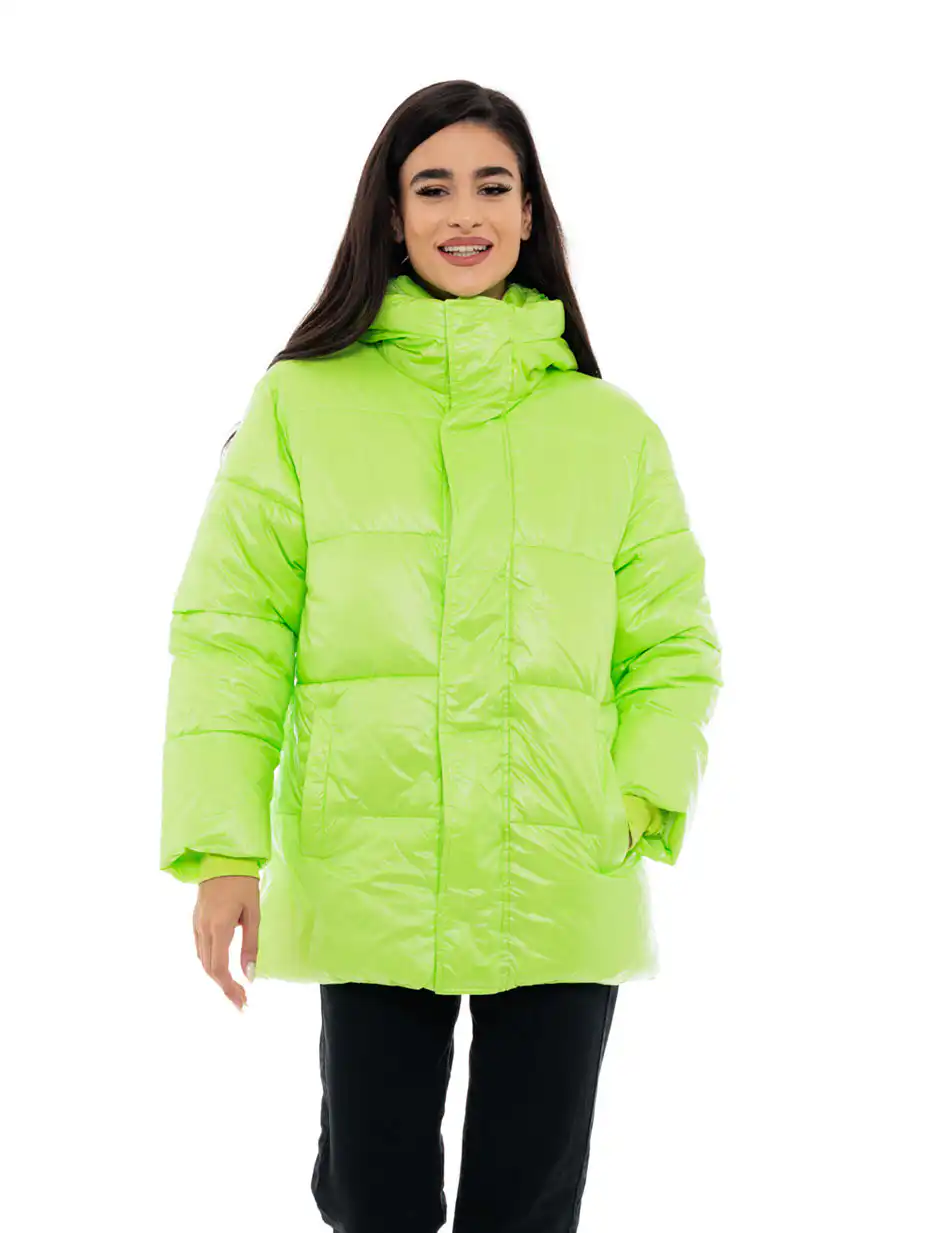 Biston fashion γυναικείο ντεμί μπουφάν 48-101-030 GREEN