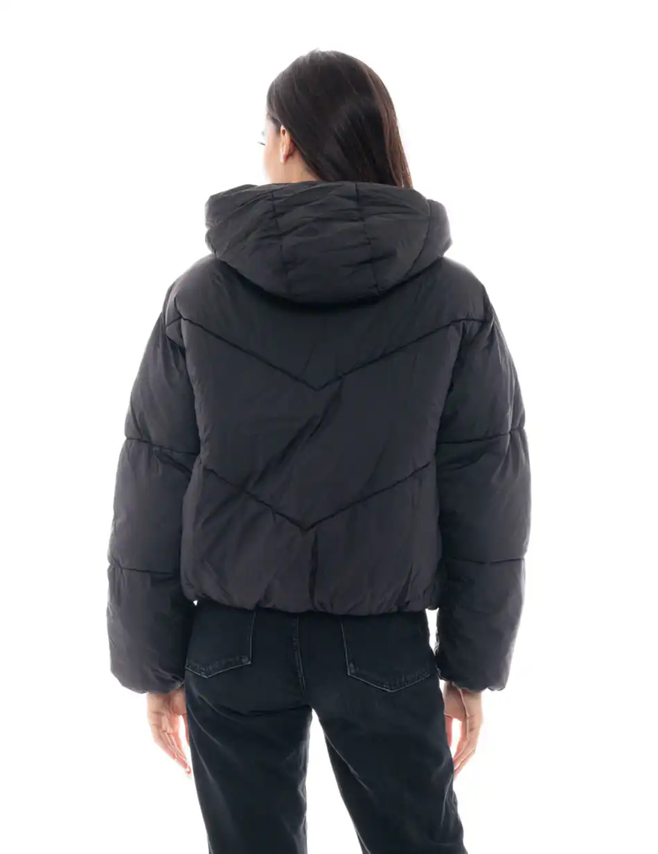 Biston fashion γυναικείο κοντό μπουφάν 48-101-036 BLACK