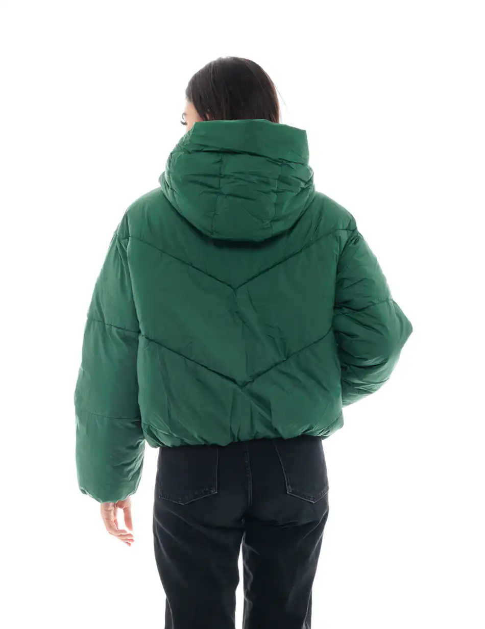 Biston fashion γυναικείο κοντό μπουφάν 48-101-036 GREEN