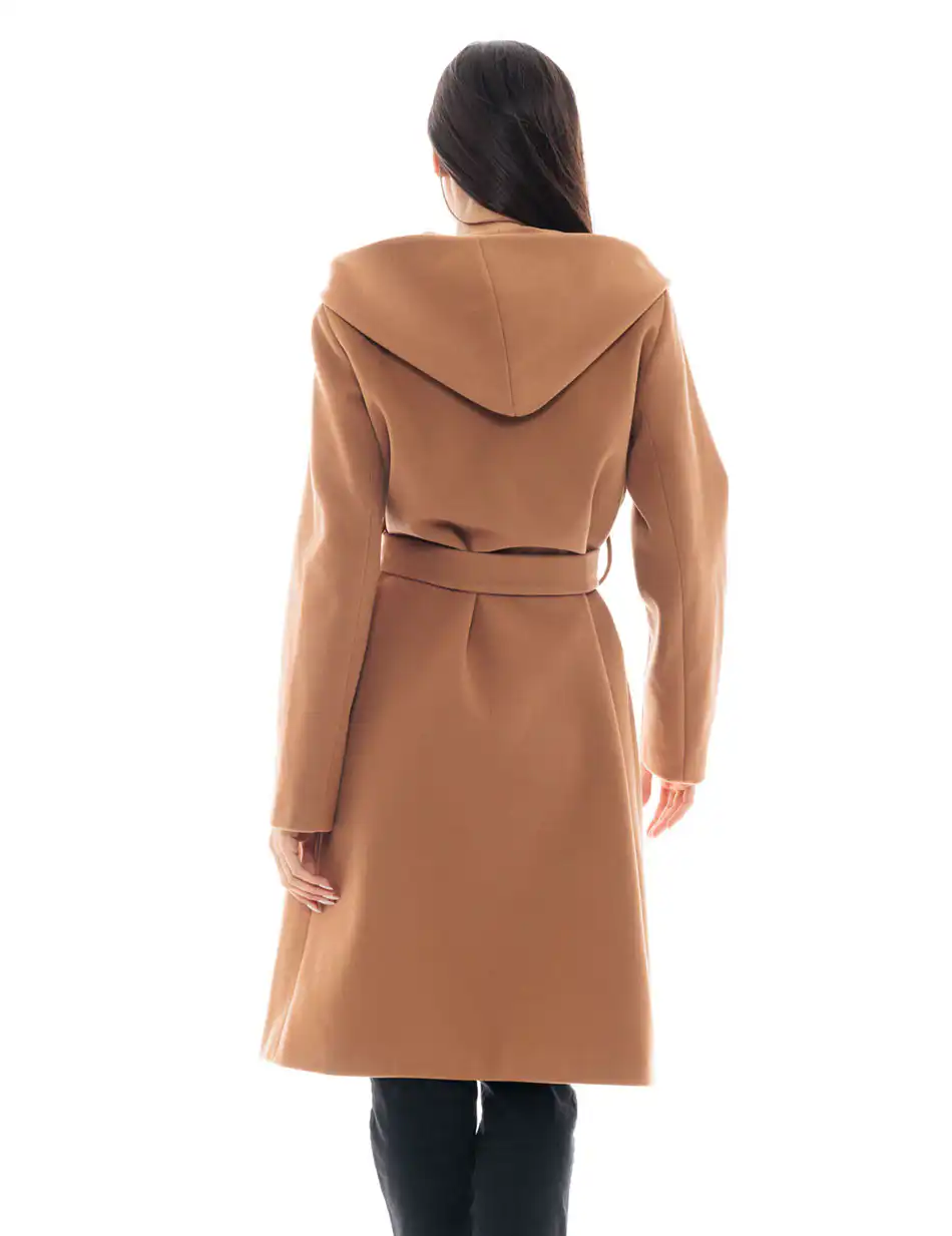 Biston fashion γυναικείο μακρύ παλτό 48-101-064 CAMEL