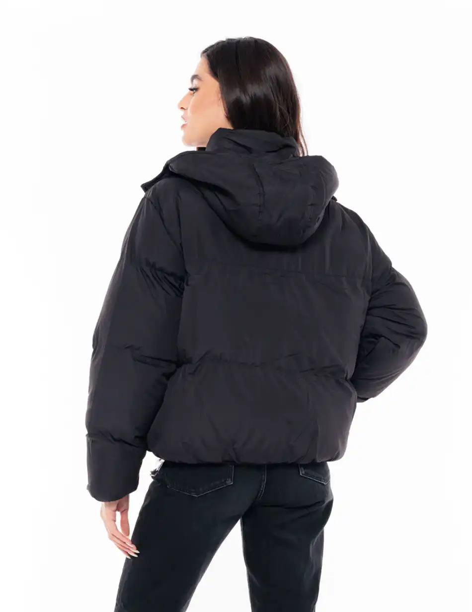Splendid fashion γυναικείο κοντό μπουφάν 48-101-066 BLACK