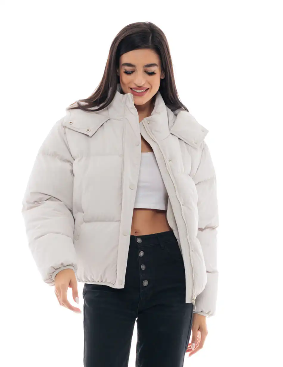 Splendid fashion γυναικείο κοντό μπουφάν 48-101-066 ICE