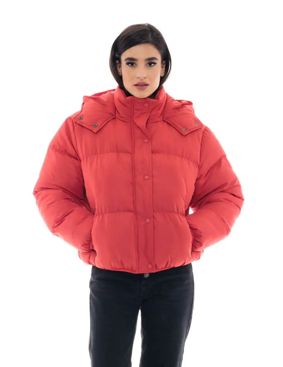 Splendid fashion γυναικείο κοντό μπουφάν 48-101-066 CORAL