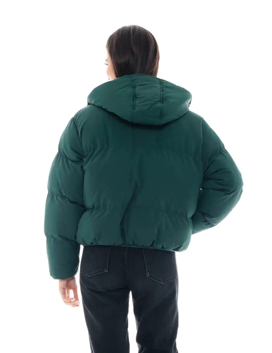 Splendid fashion γυναικείο κοντό μπουφάν 48-101-066 GREEN