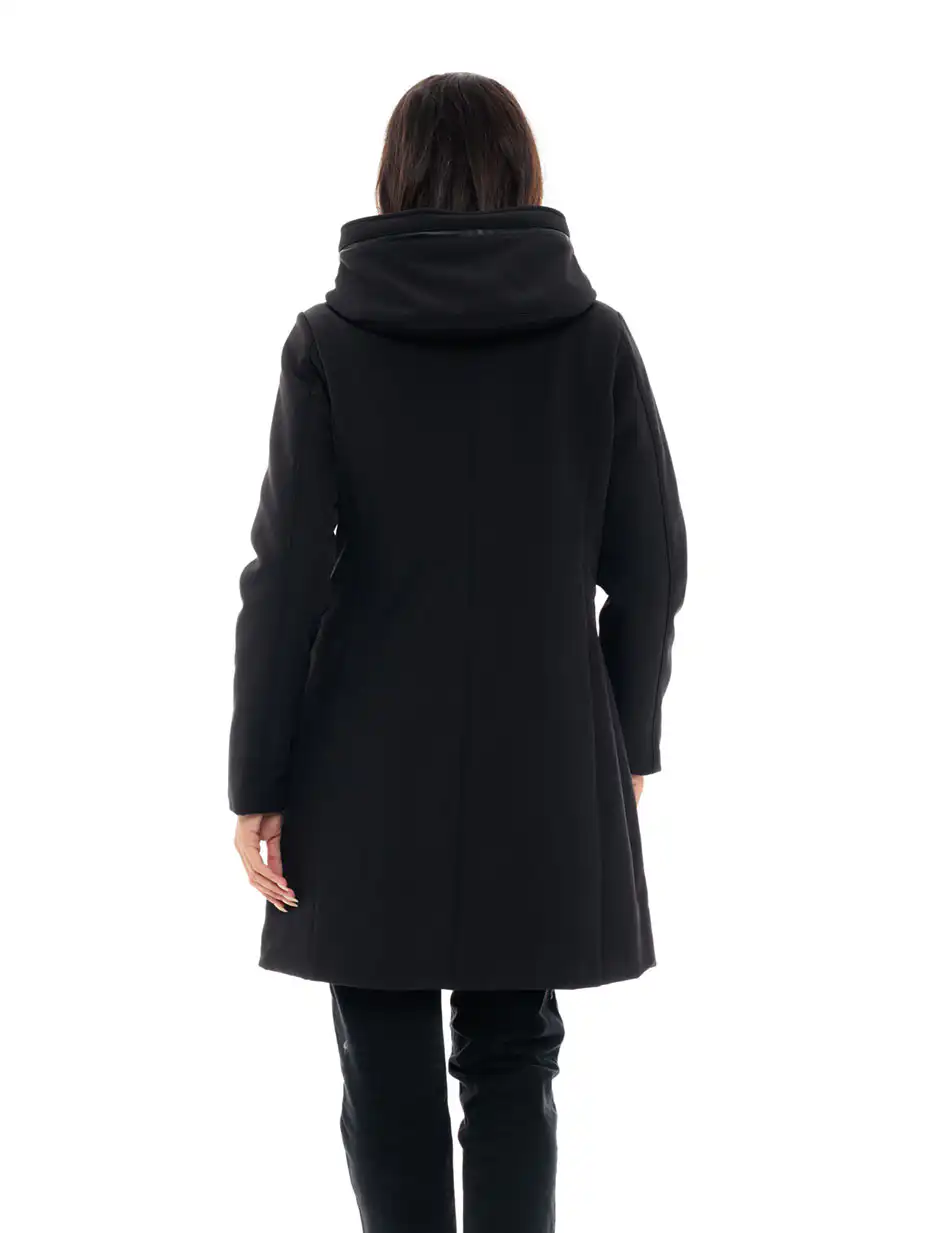 Splendid fashion γυναικείο ντεμί πανωφόρι 48-101-069 BLACK