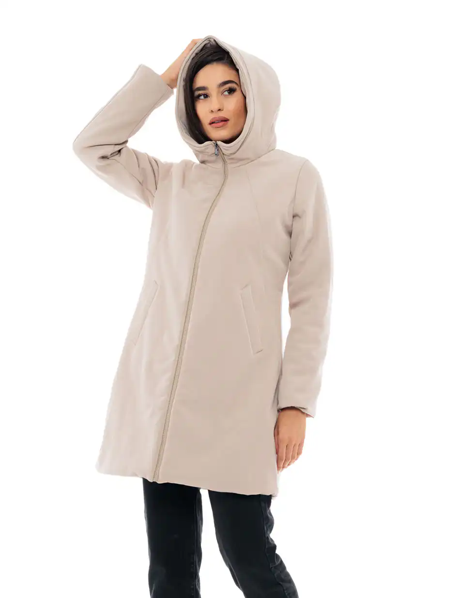 Splendid fashion γυναικείο ντεμί πανωφόρι 48-101-069 BEIGE