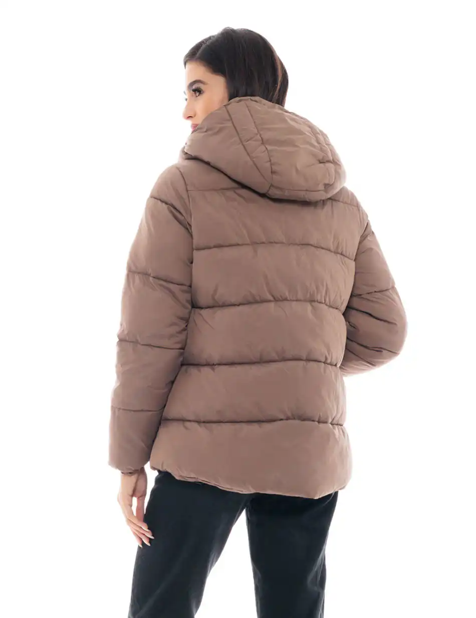 Splendid fashion γυναικείο κοντό μπουφάν 48-101-074 DK BEIGE