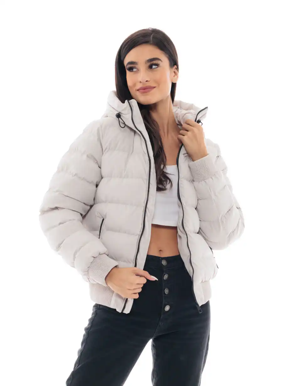 Splendid fashion γυναικείο κοντό μπουφάν 48-101-086 ICE