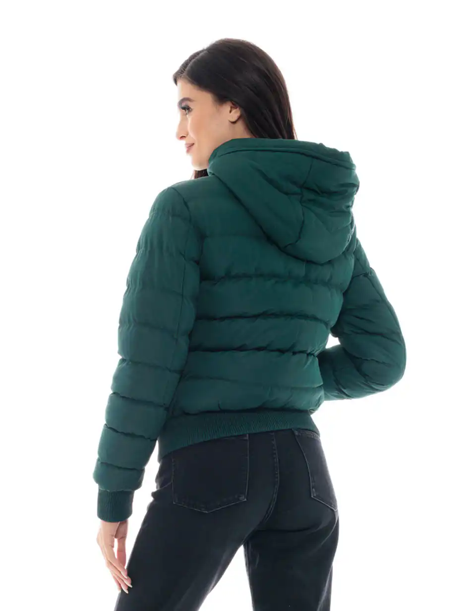 Splendid fashion γυναικείο κοντό μπουφάν 48-101-086 GREEN