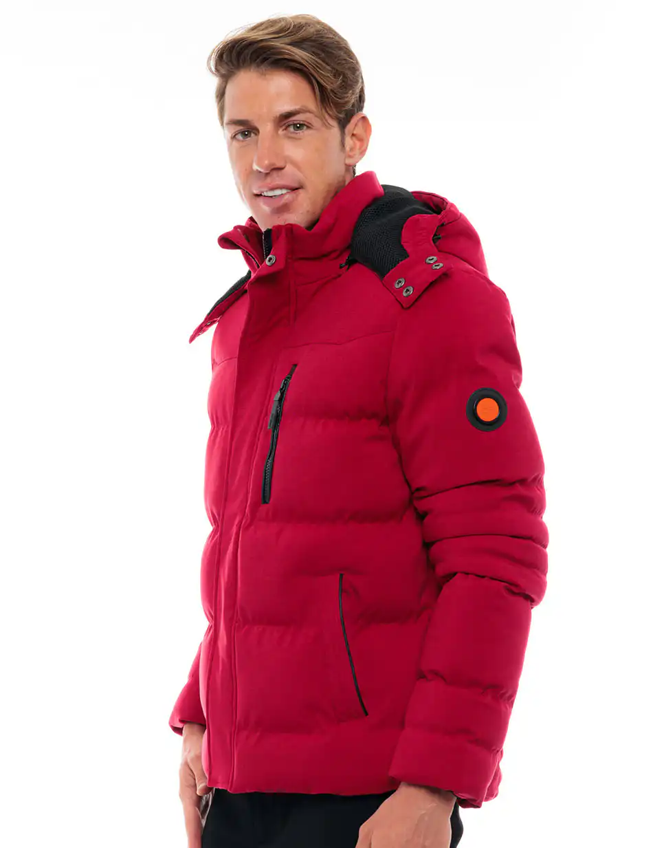 Biston fashion ανδρικό κοντό μπουφάν 48-201-005C RED