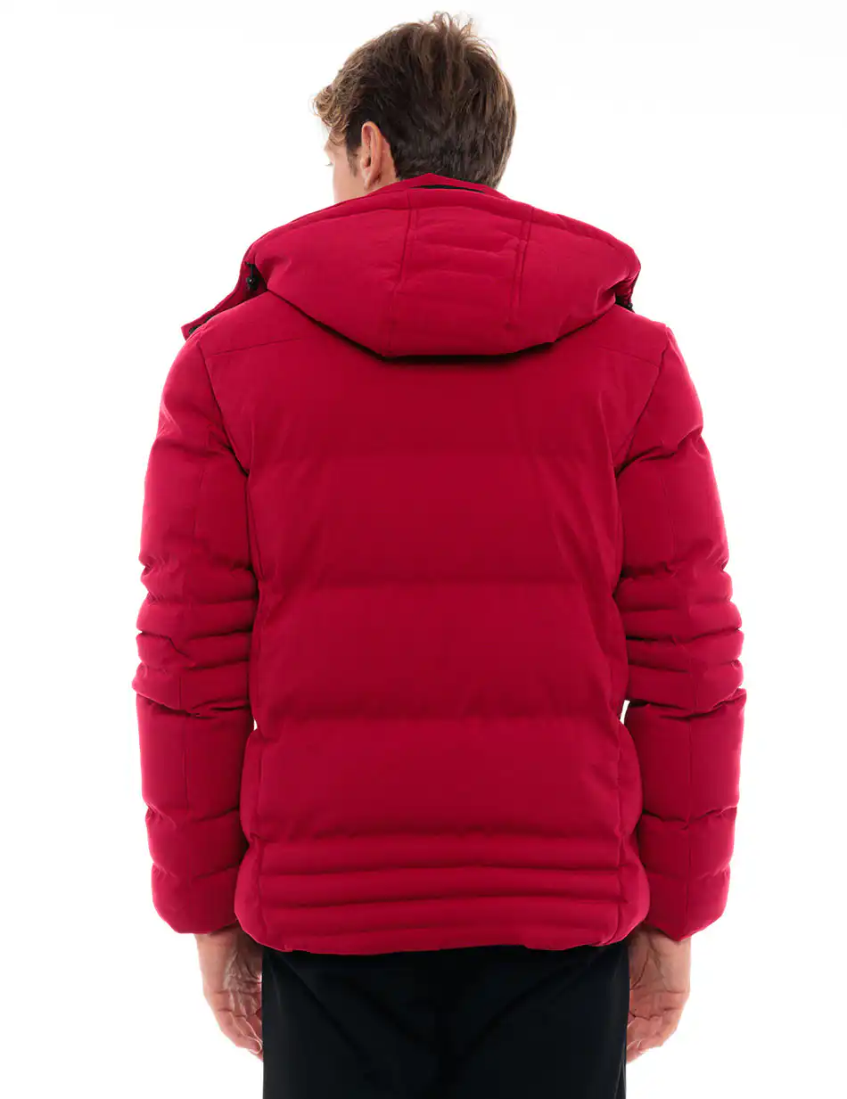 Biston fashion ανδρικό κοντό μπουφάν 48-201-005C RED