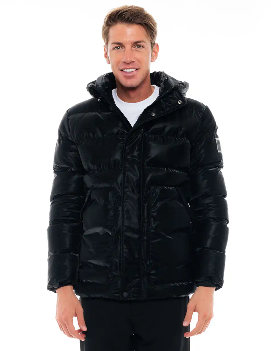 Biston fashion ανδρικό κοντό μπουφάν 48-201-007 BLACK