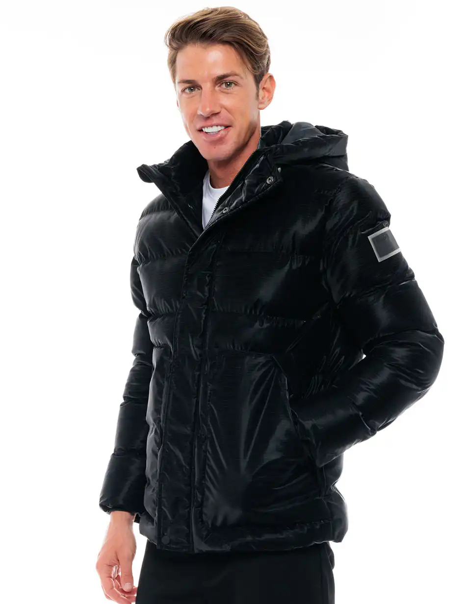 Biston fashion ανδρικό κοντό μπουφάν 48-201-007 BLACK