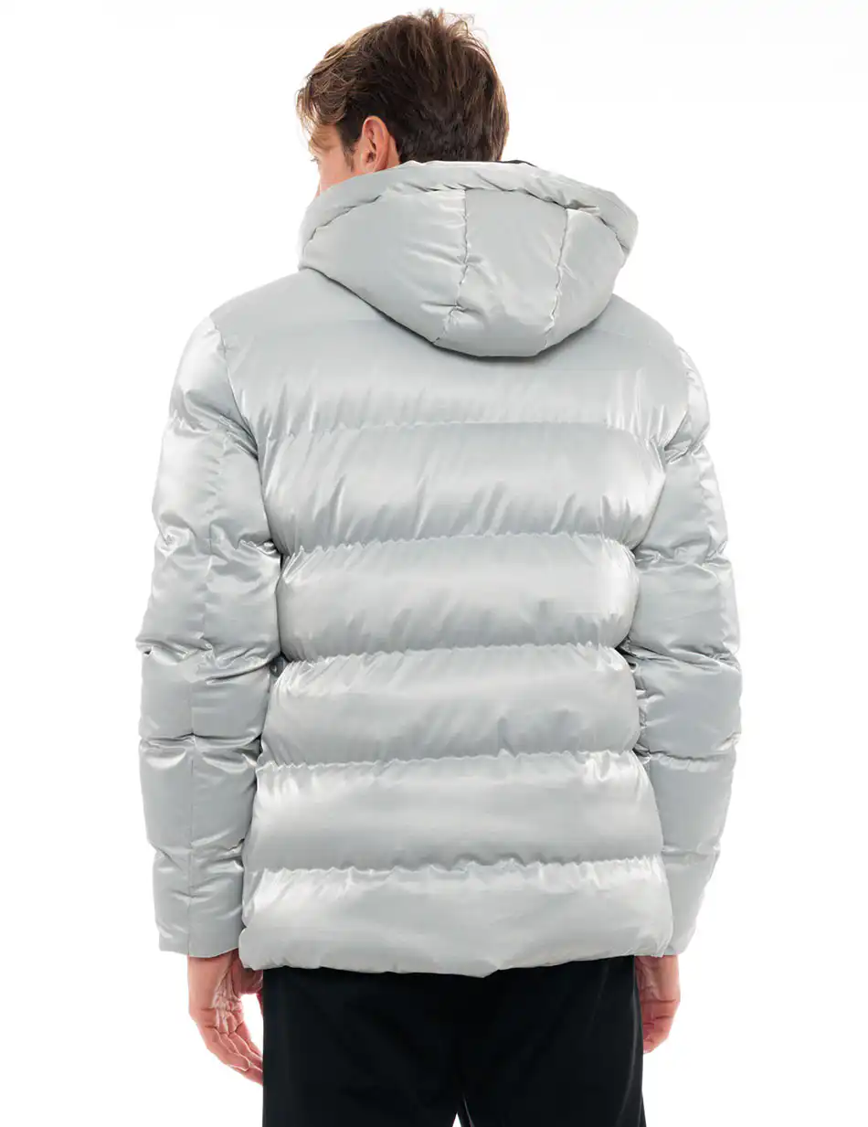 Biston fashion ανδρικό κοντό μπουφάν 48-201-007 LT GREY