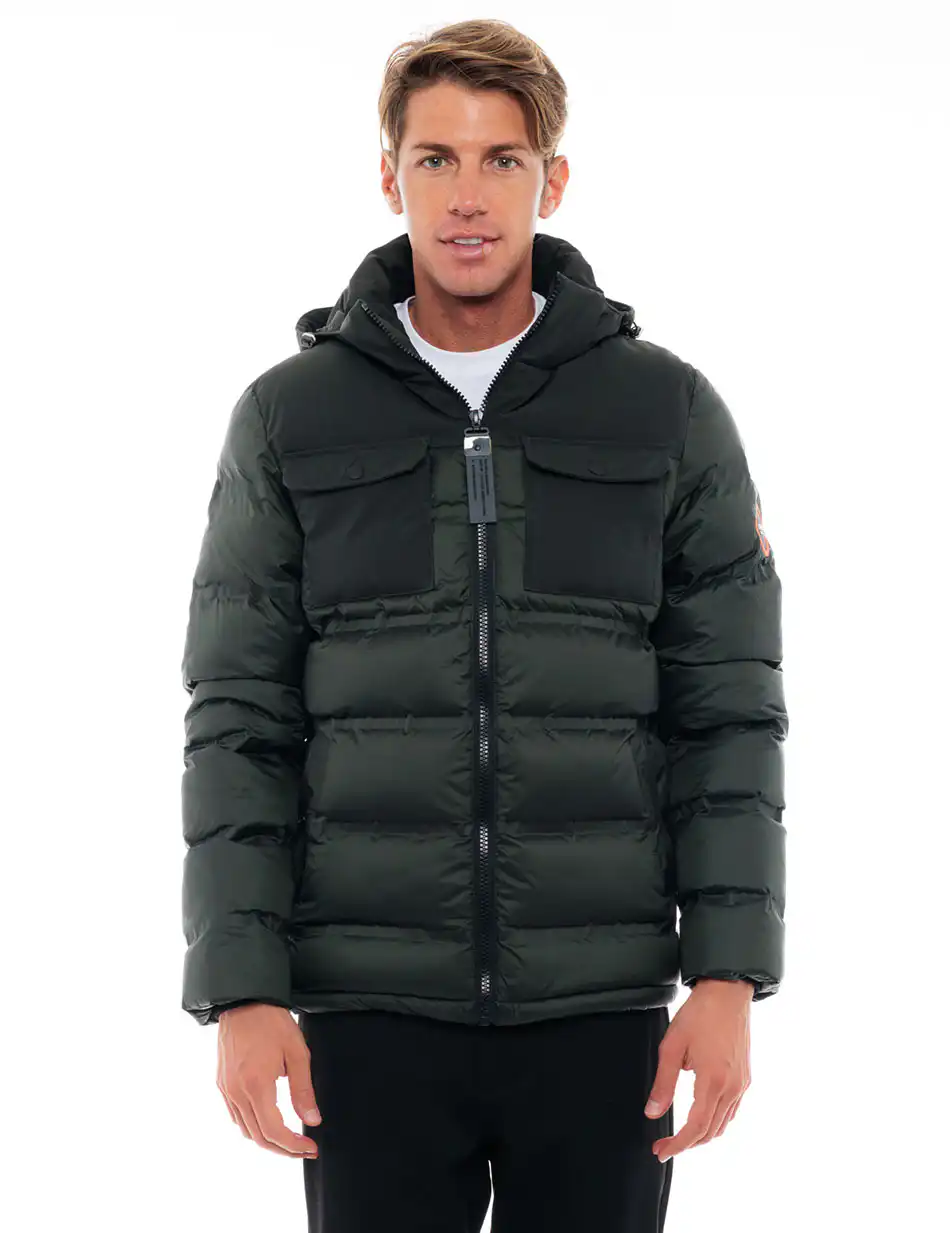 Splendid fashion ανδρικό κοντό μπουφάν 48-201-012 DK GREEN
