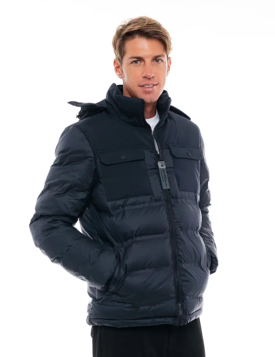 Splendid fashion ανδρικό κοντό μπουφάν 48-201-012 NAVY