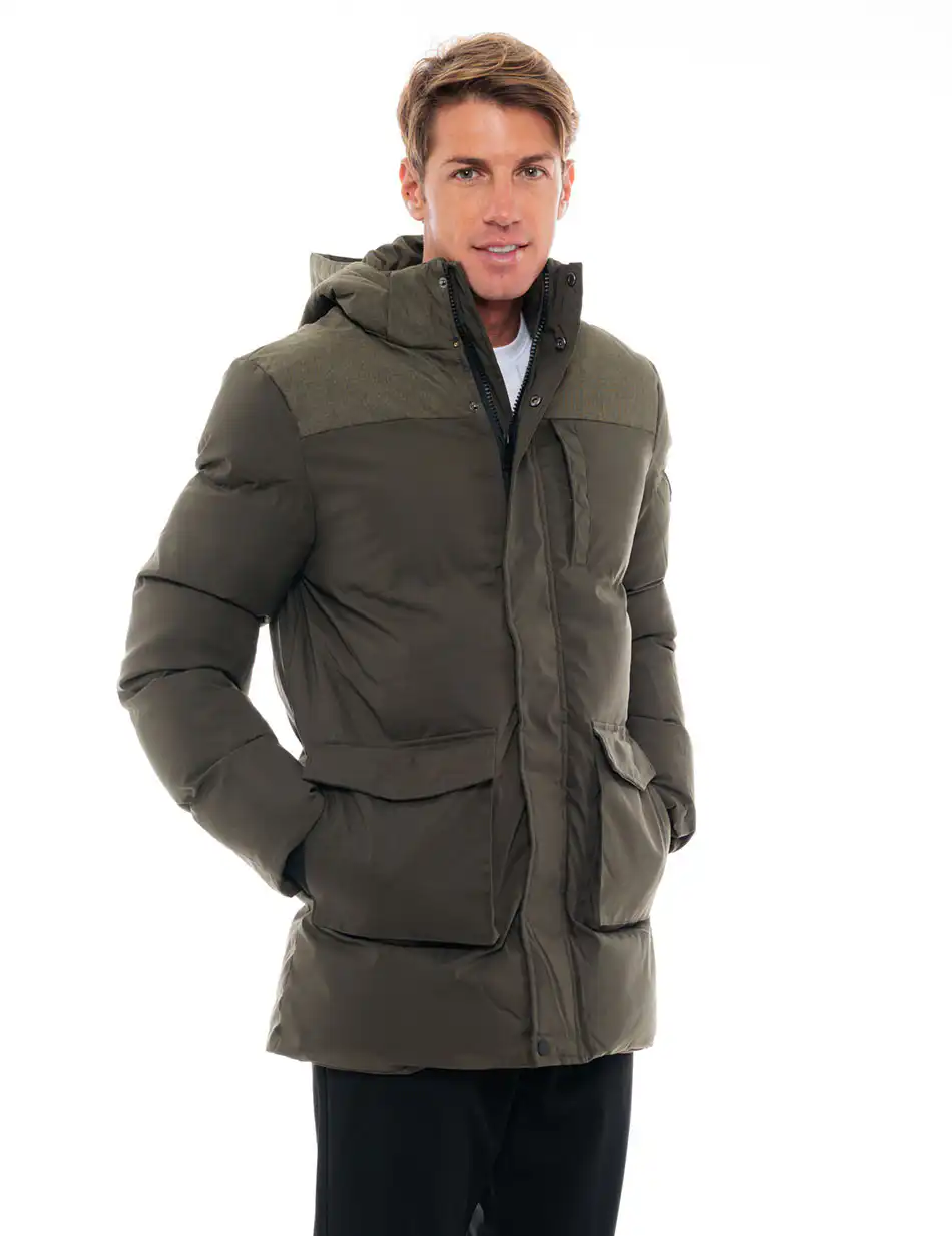 Splendid fashion ανδρικό κοντό μπουφάν 48-201-013 DK GREEN