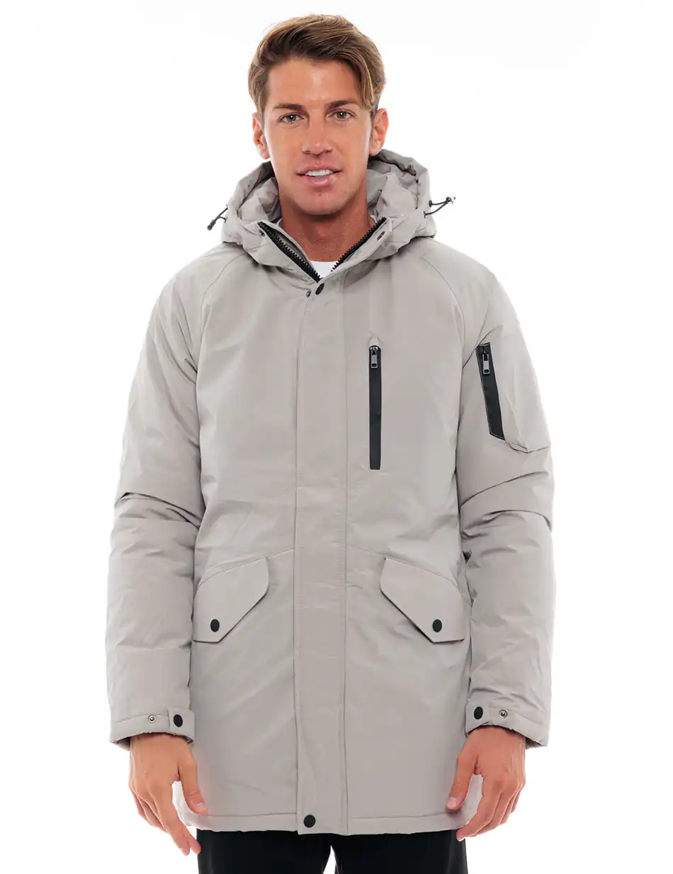 Biston fashion ανδρικό ντεμί μπουφάν 48-201-018 LT GREY