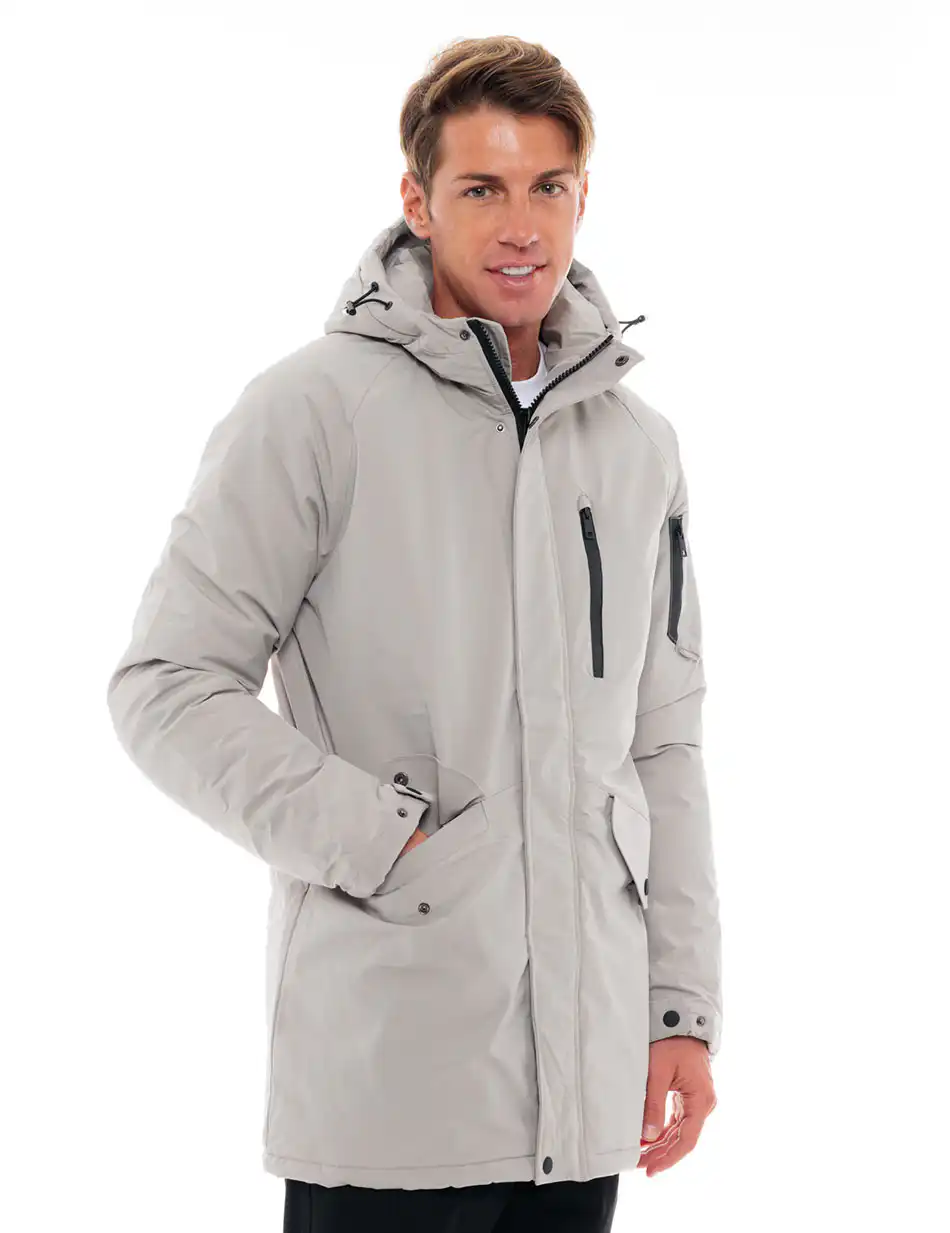 Biston fashion ανδρικό ντεμί μπουφάν 48-201-018 LT GREY