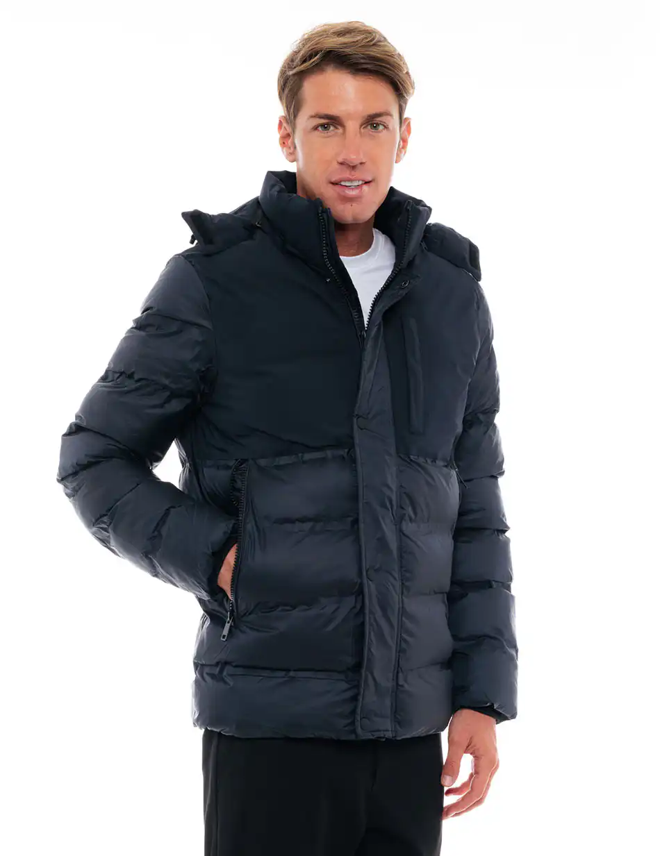 Biston fashion ανδρικό κοντό μπουφάν 48-201-024 NAVY