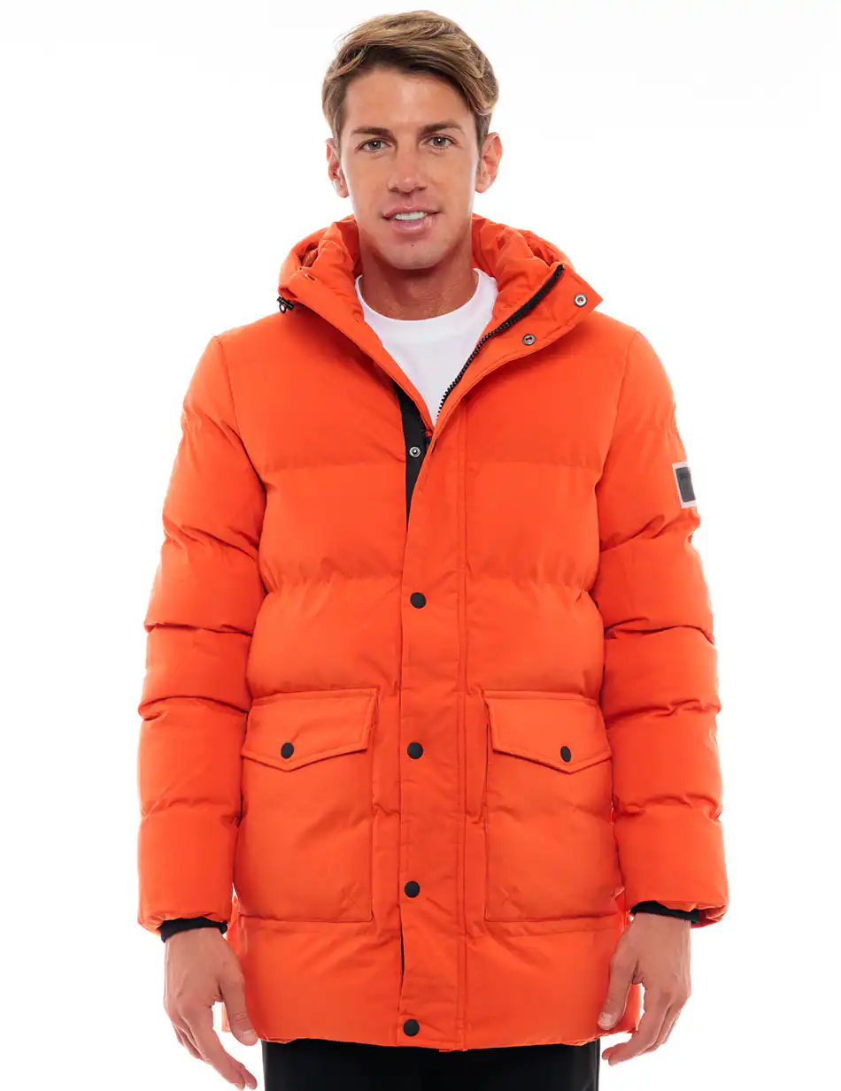 Biston fashion ανδρικό ντεμί μπουφάν 48-201-026 ORANGE