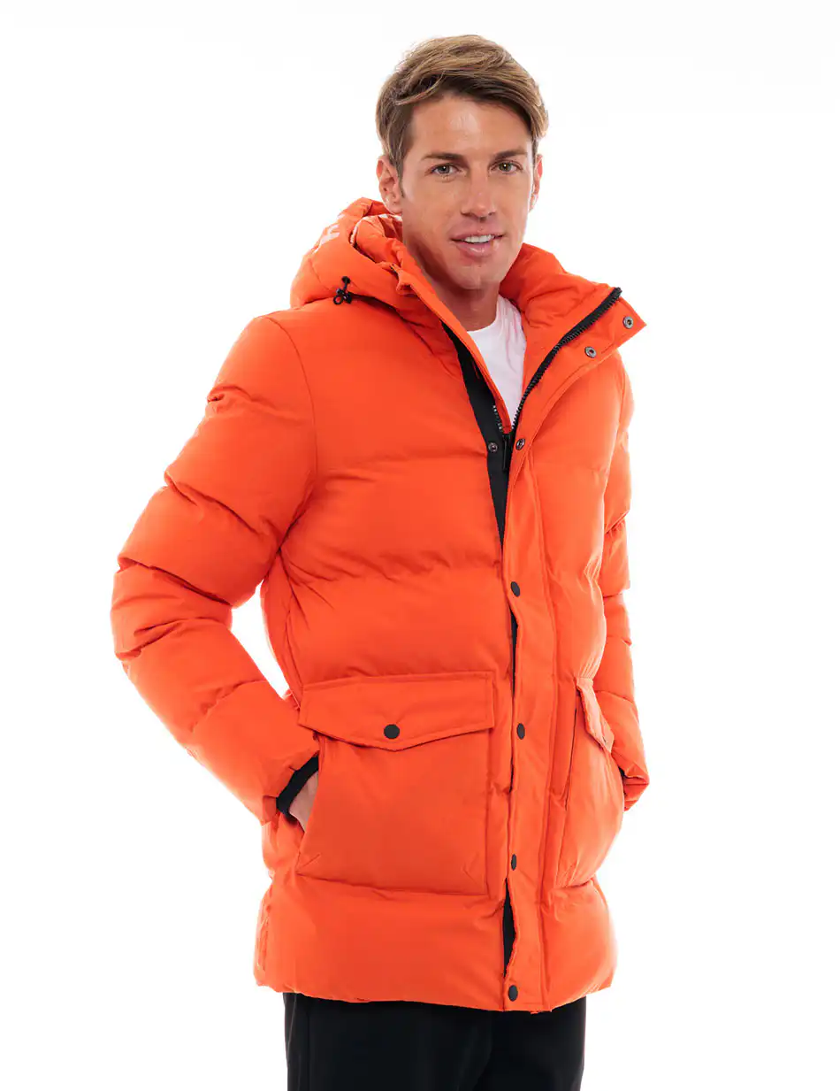 Biston fashion ανδρικό ντεμί μπουφάν 48-201-026 ORANGE
