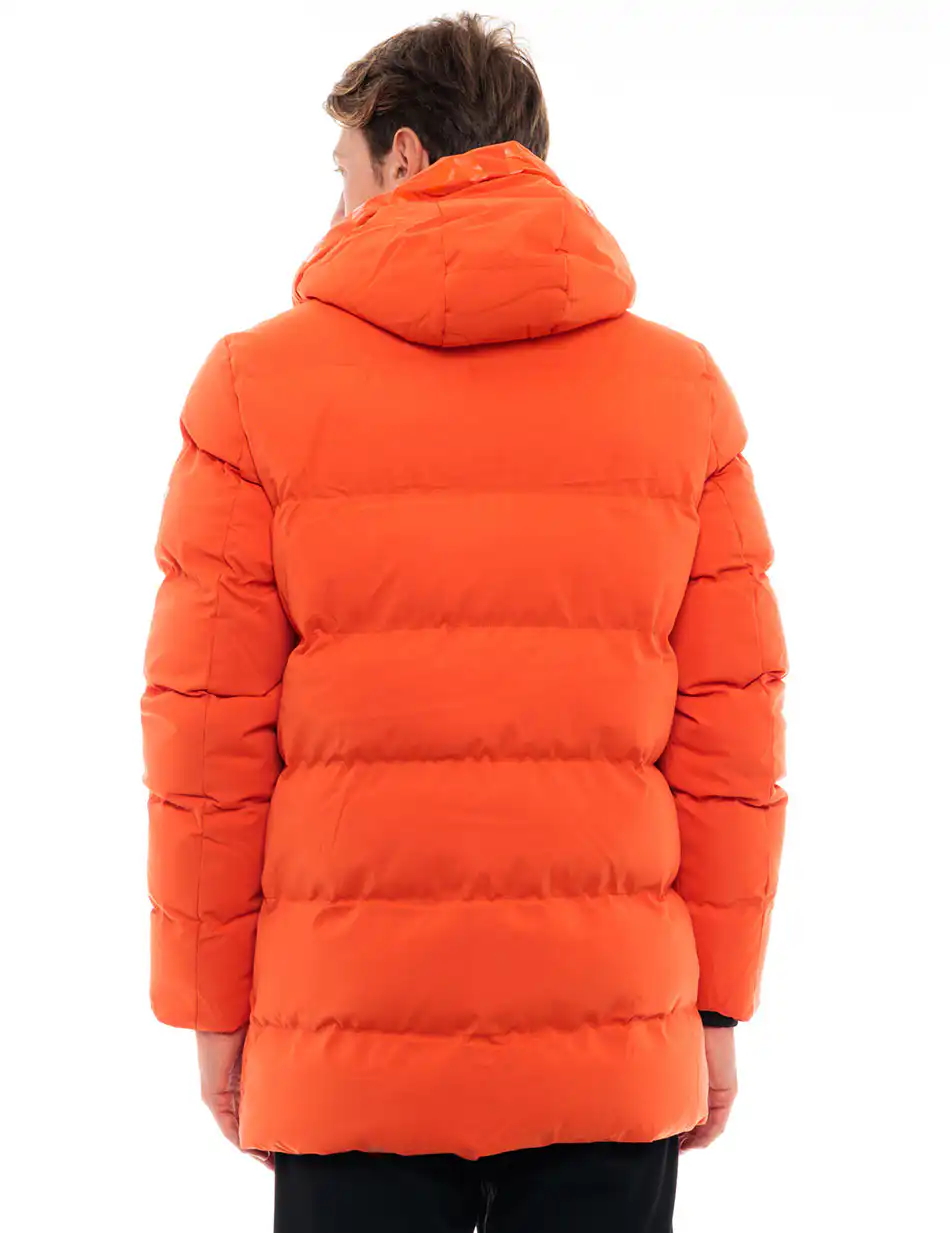 Biston fashion ανδρικό ντεμί μπουφάν 48-201-026 ORANGE