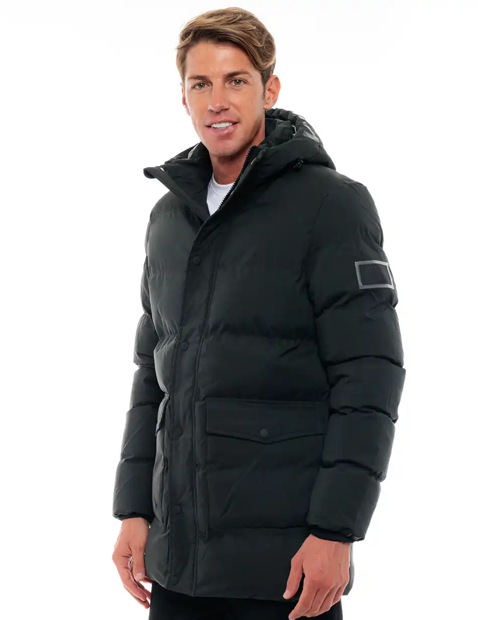 Biston fashion ανδρικό ντεμί μπουφάν 48-201-026 DK GREEN