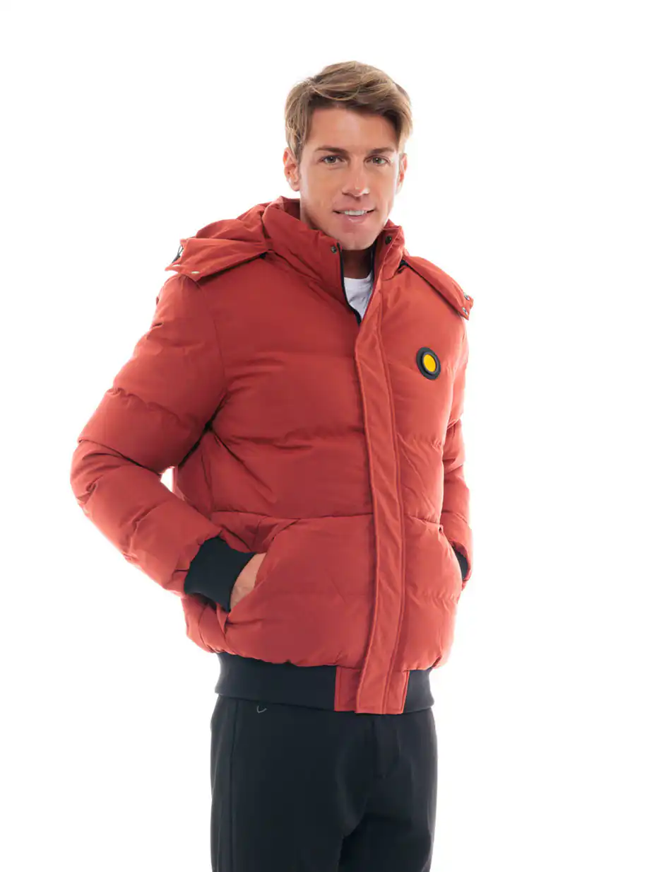 Splendid fashion ανδρικό κοντό μπουφάν 48-201-037 RUSTY RED