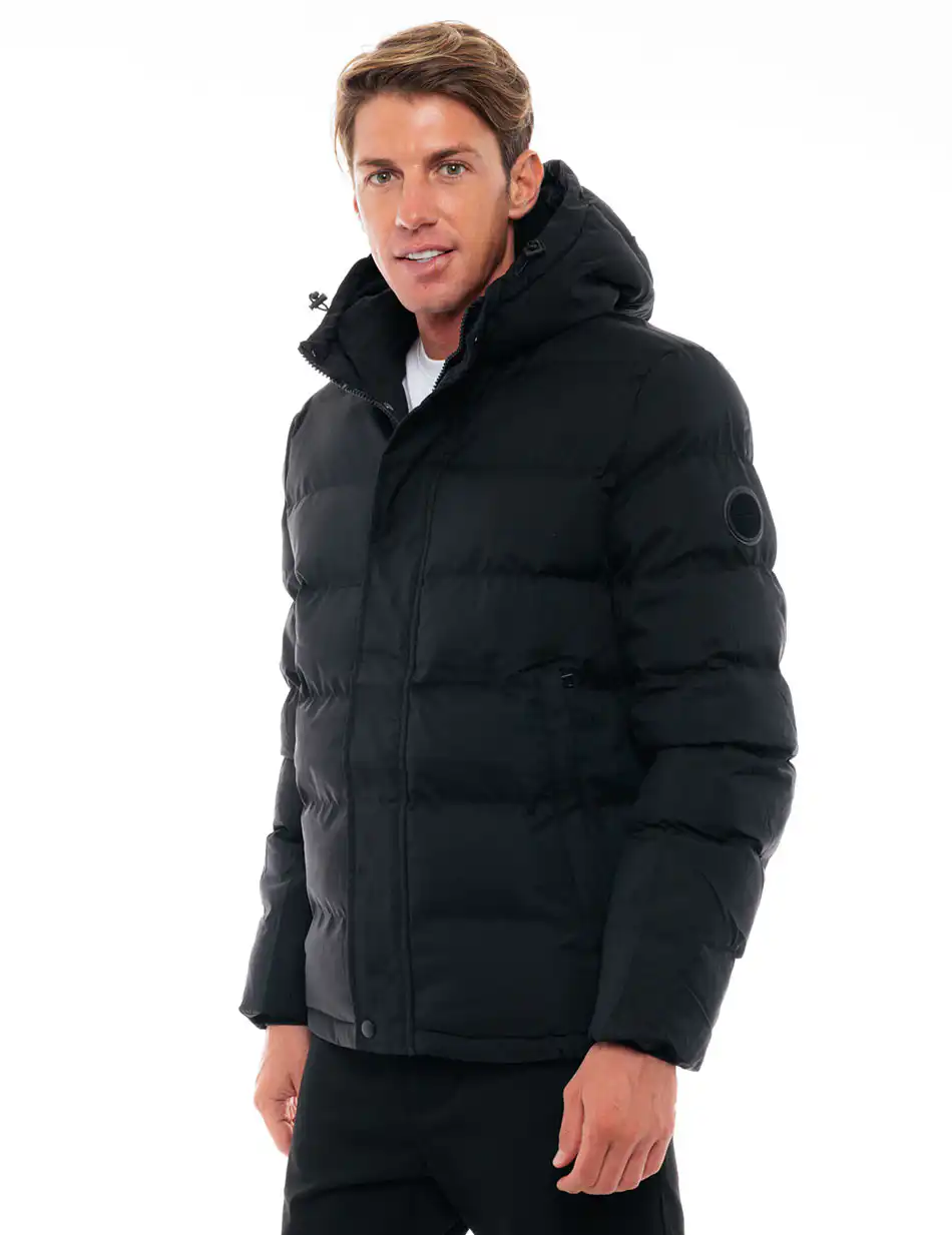 Splendid fashion ανδρικό κοντό μπουφάν 48-201-056 BLACK