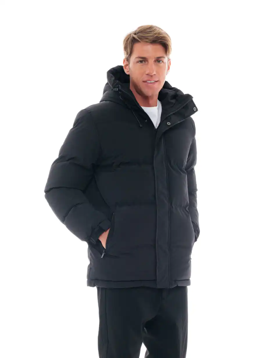 Splendid fashion ανδρικό κοντό μπουφάν 48-201-072 BLACK
