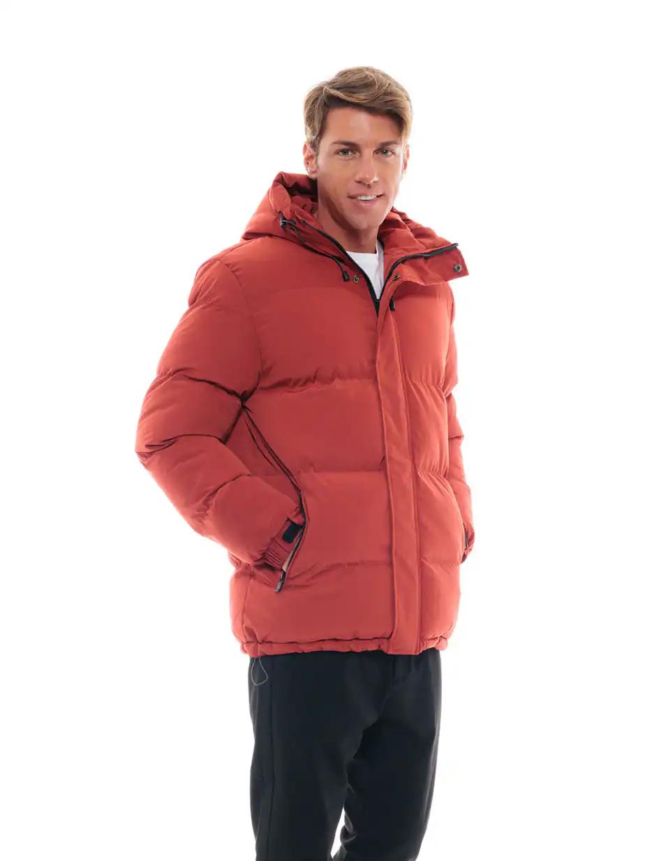 Splendid fashion ανδρικό κοντό μπουφάν 48-201-072 RUSTY RED