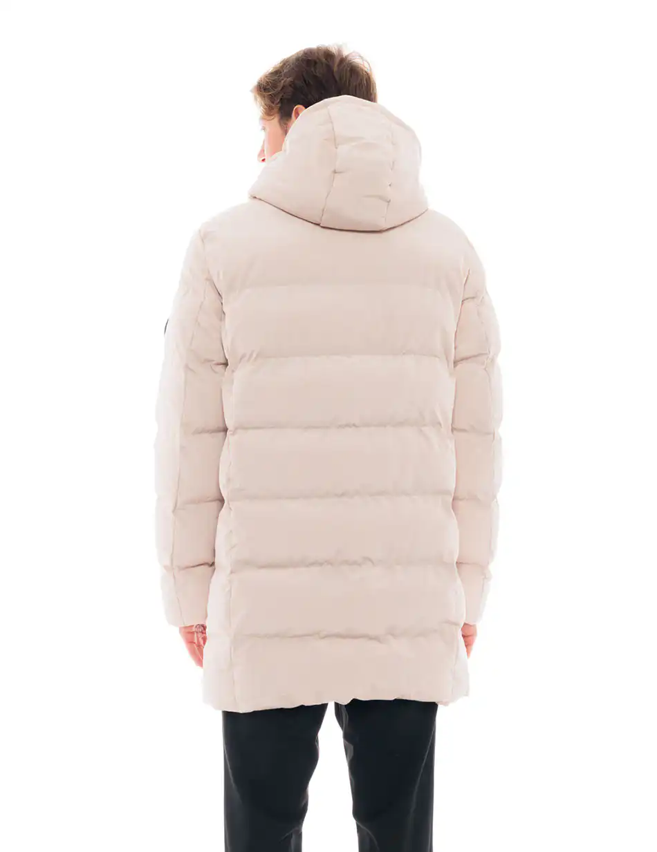 Splendid fashion ανδρικό μακρύ μπουφάν 48-201-074 BEIGE