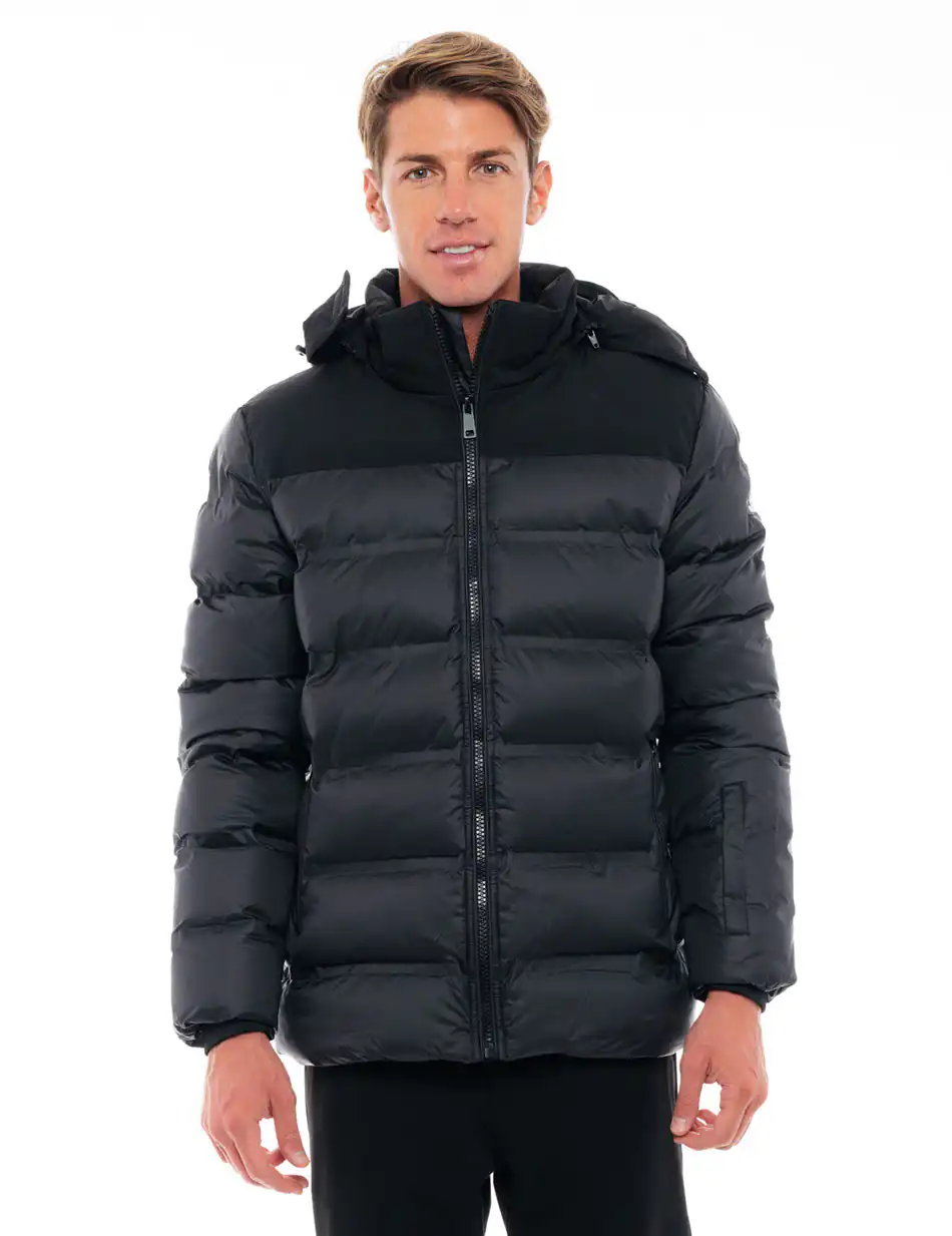 Splendid fashion ανδρικό κοντό μπουφάν 48-201-080 BLACK