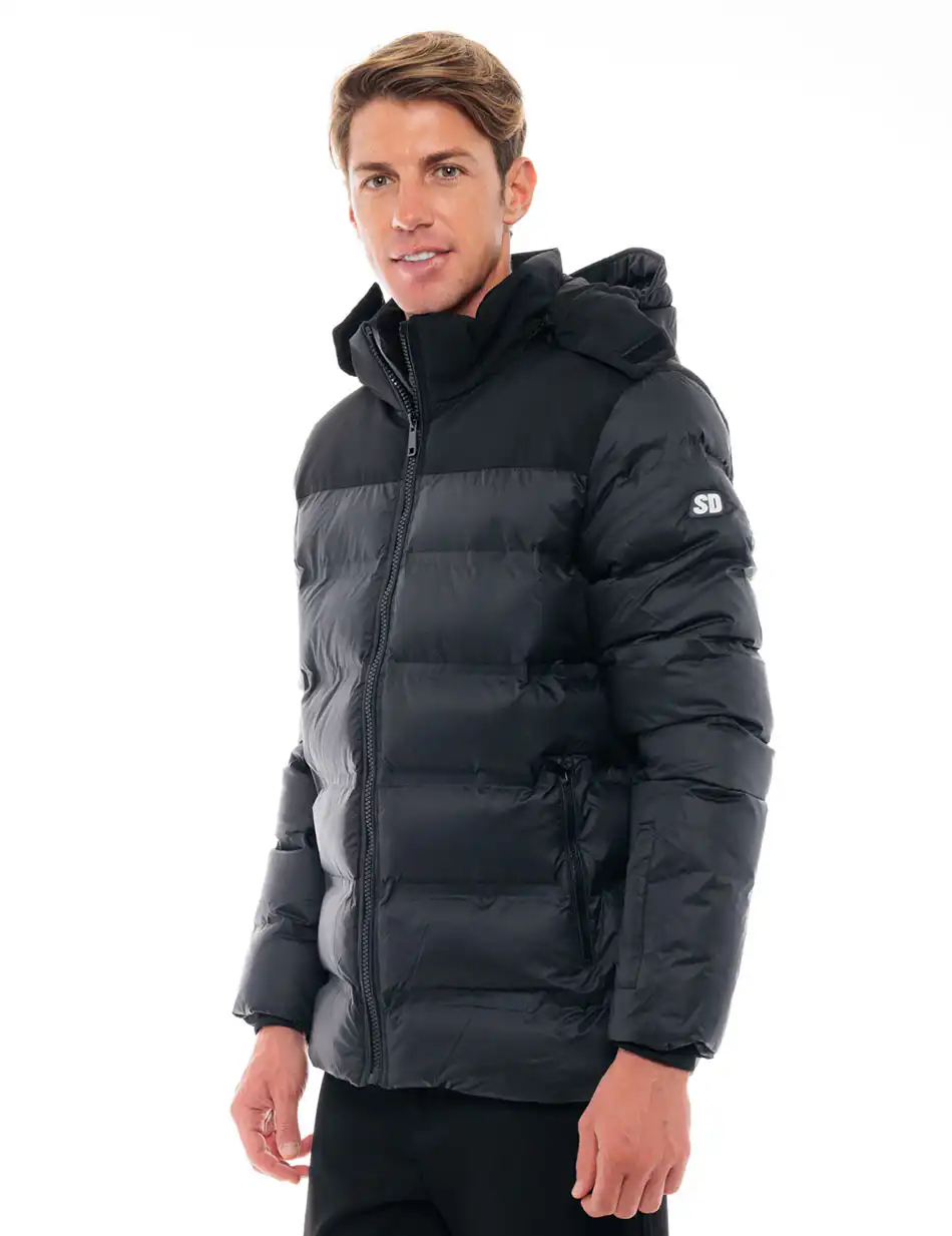 Splendid fashion ανδρικό κοντό μπουφάν 48-201-080 BLACK