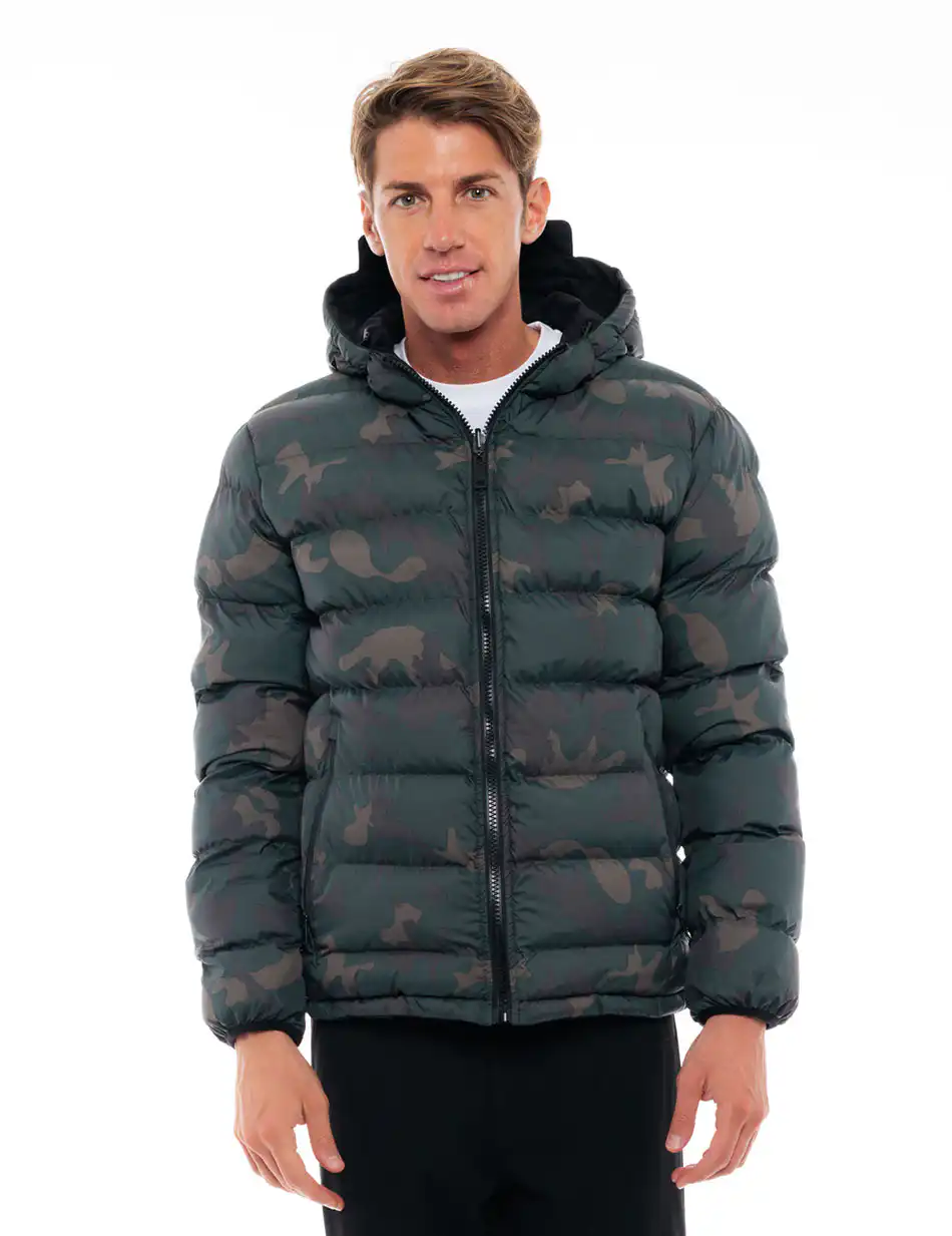 Splendid fashion ανδρικό κοντό μπουφάν διπλής όψεως 48-201-081 BLACK