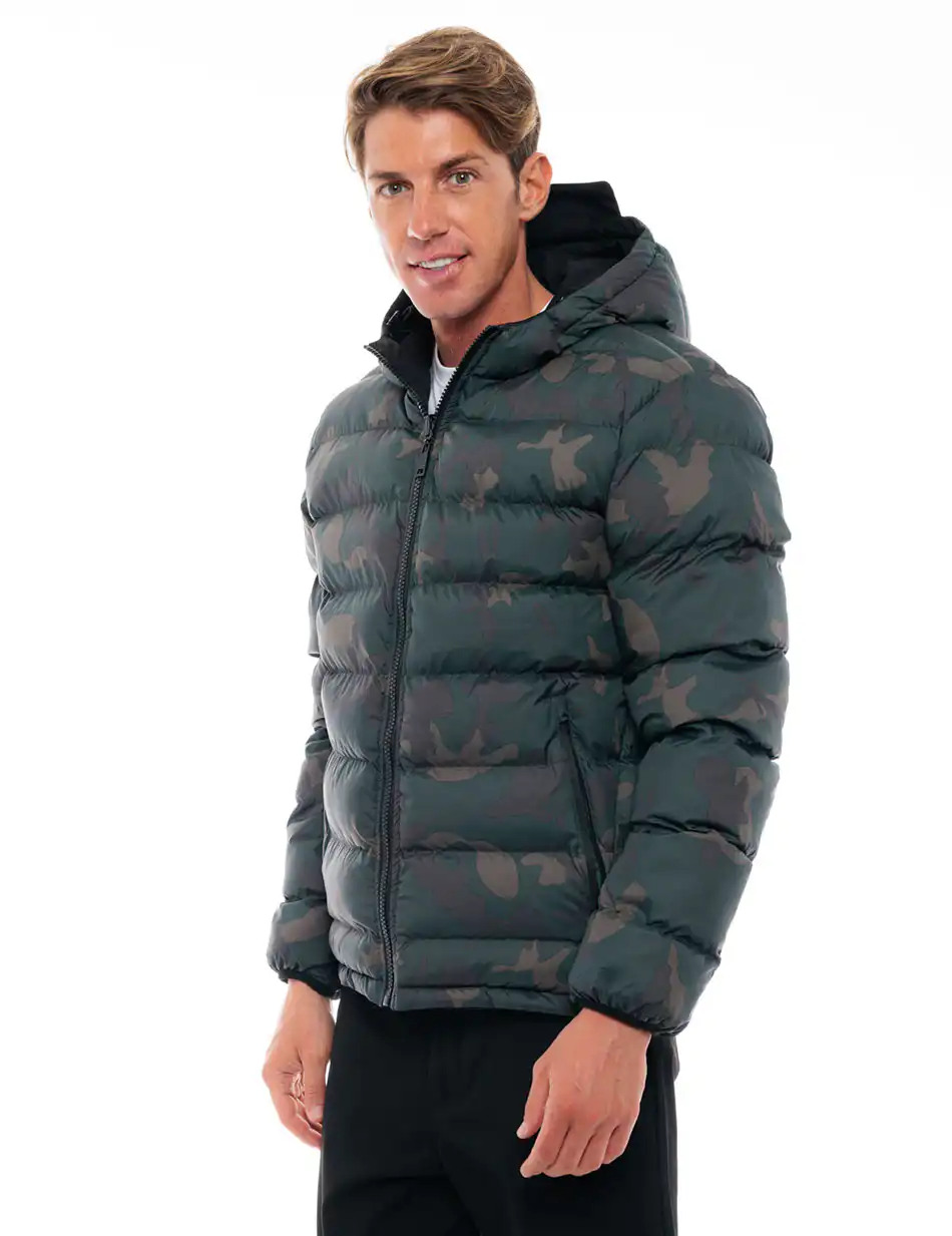 Splendid fashion ανδρικό κοντό μπουφάν διπλής όψεως 48-201-081 BLACK