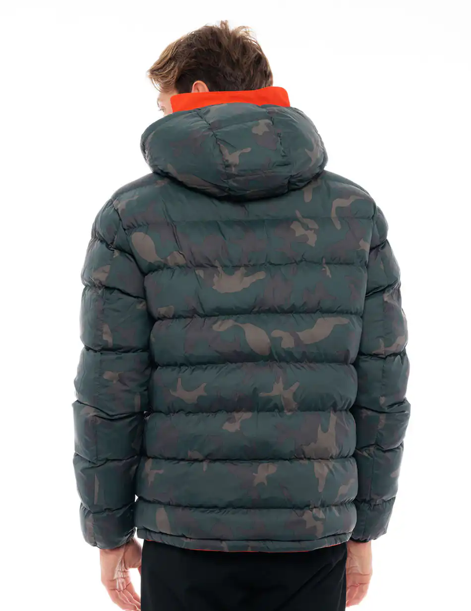 Splendid fashion ανδρικό κοντό μπουφάν διπλής όψεως 48-201-081 ORANGE