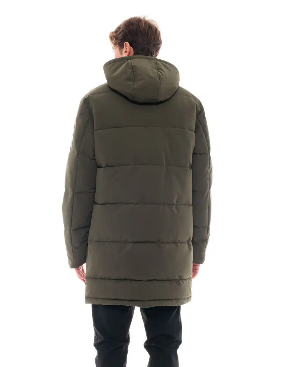 Biston fashion ανδρικό μακρύ μπουφάν 48-201-089 KHAKI