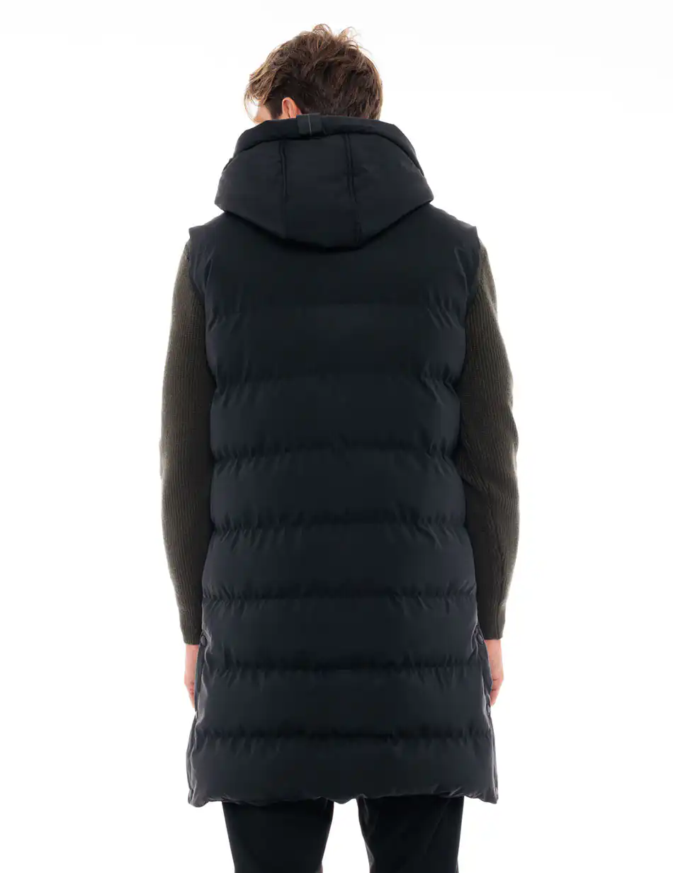 Splendid fashion ανδρικό μακρύ αμάνικο μπουφάν 48-202-008 BLACK