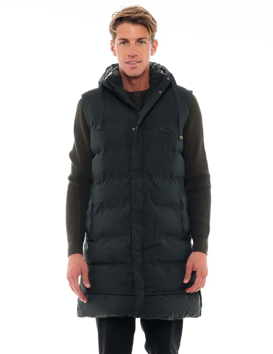 Splendid fashion ανδρικό μακρύ αμάνικο μπουφάν 48-202-008 DK GREEN