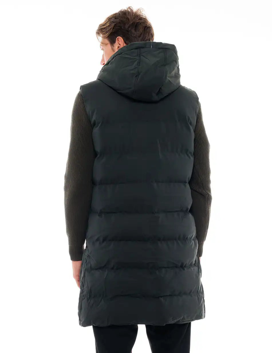 Splendid fashion ανδρικό μακρύ αμάνικο μπουφάν 48-202-008 DK GREEN